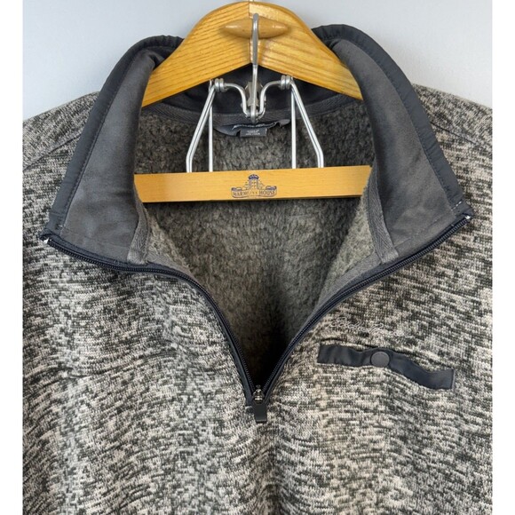 Eddie Bauer Men's 1/4 Quarter Zip Radiator Fleece Pullover Sweater Size 2XL Gray - Picture 5 of 10